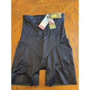 Total Comfort Womens Extra Firm Control Hi Waist Thigh Slimmer Shapewear XL NWT